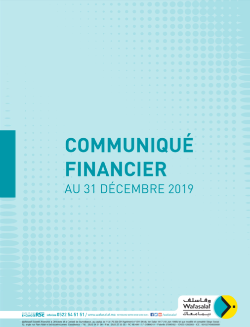 Rapport Annuel des compte Sociaux et Consolidés 2019