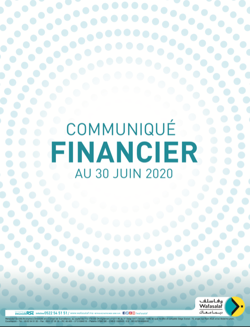 Rapport financier semestriel au 30-06-2020