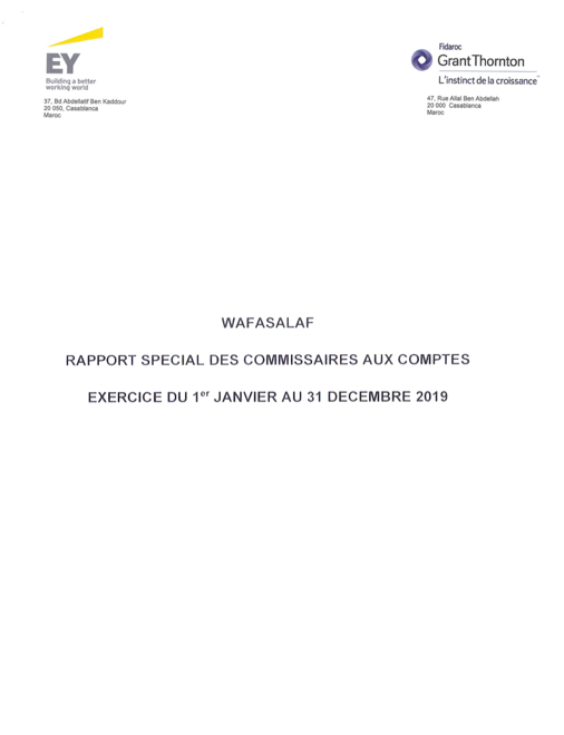 Rapport Spécial 2019