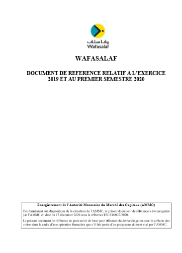 Document de Référence 2020