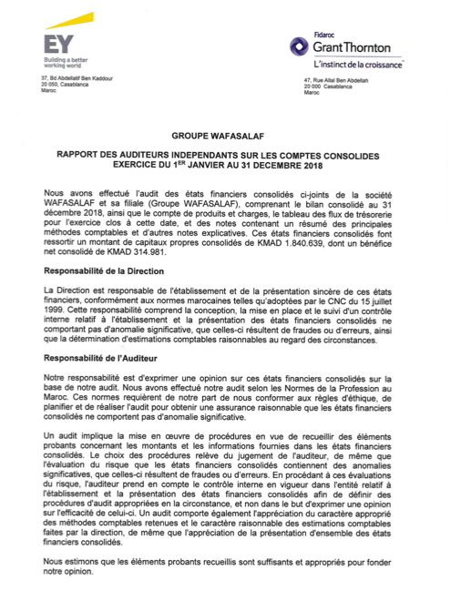 Rapport Général CAC CONSO 2018