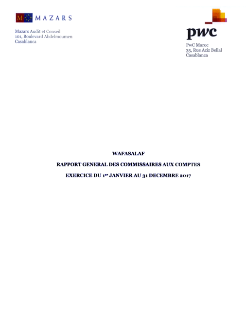 Rapport Général CAC 2017