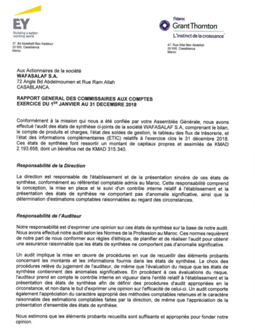 Rapport Général CAC SOCIAL 2018