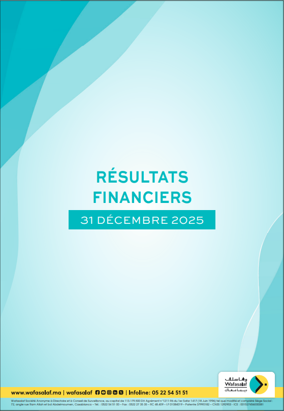 RESULTATS FINANCIERS AU 31.12.2025